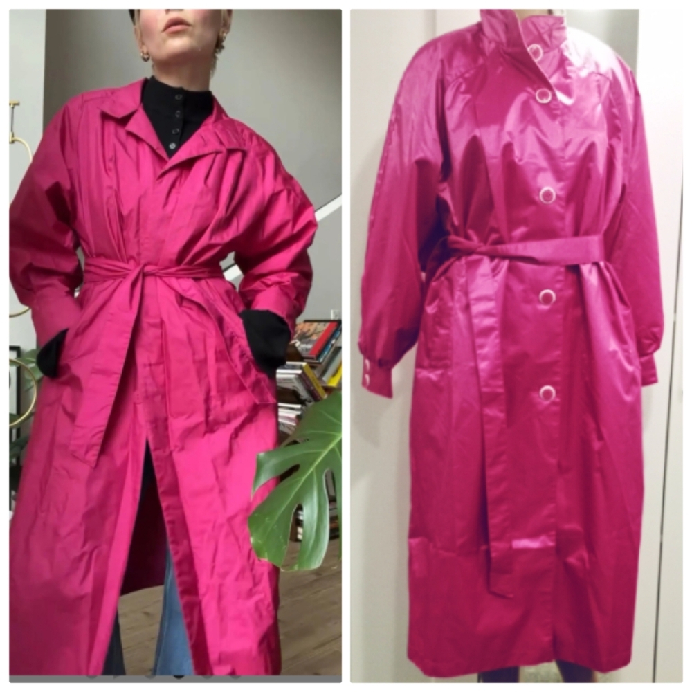 Vintage Barbie Pink Raincoat Jacket NWT Raingear